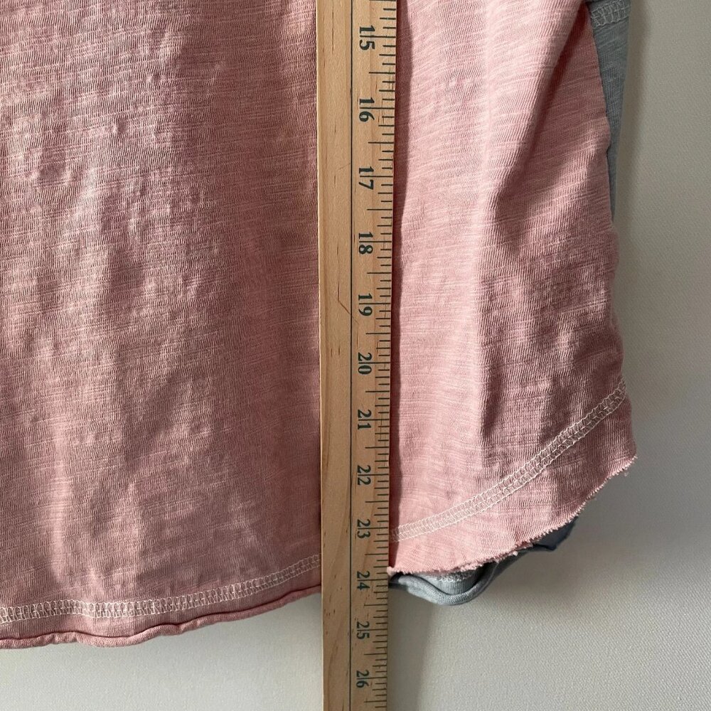 Unbranded Womens Multicolor Striped Loose Fit Raglan Long Sleeve T-Shirt Size XL - Picture 5 of 7
